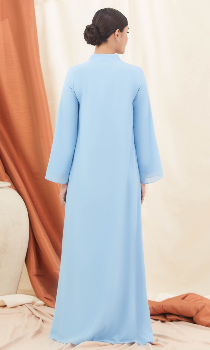 Leanis Dress in Cerulean Blue